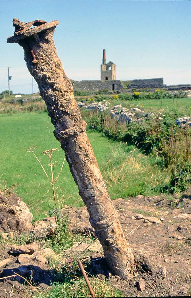 Rising main Spearn Moor and Higher Bal Pendeen Aug 1991